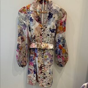 Zimmermann Multicolor Floral Dress